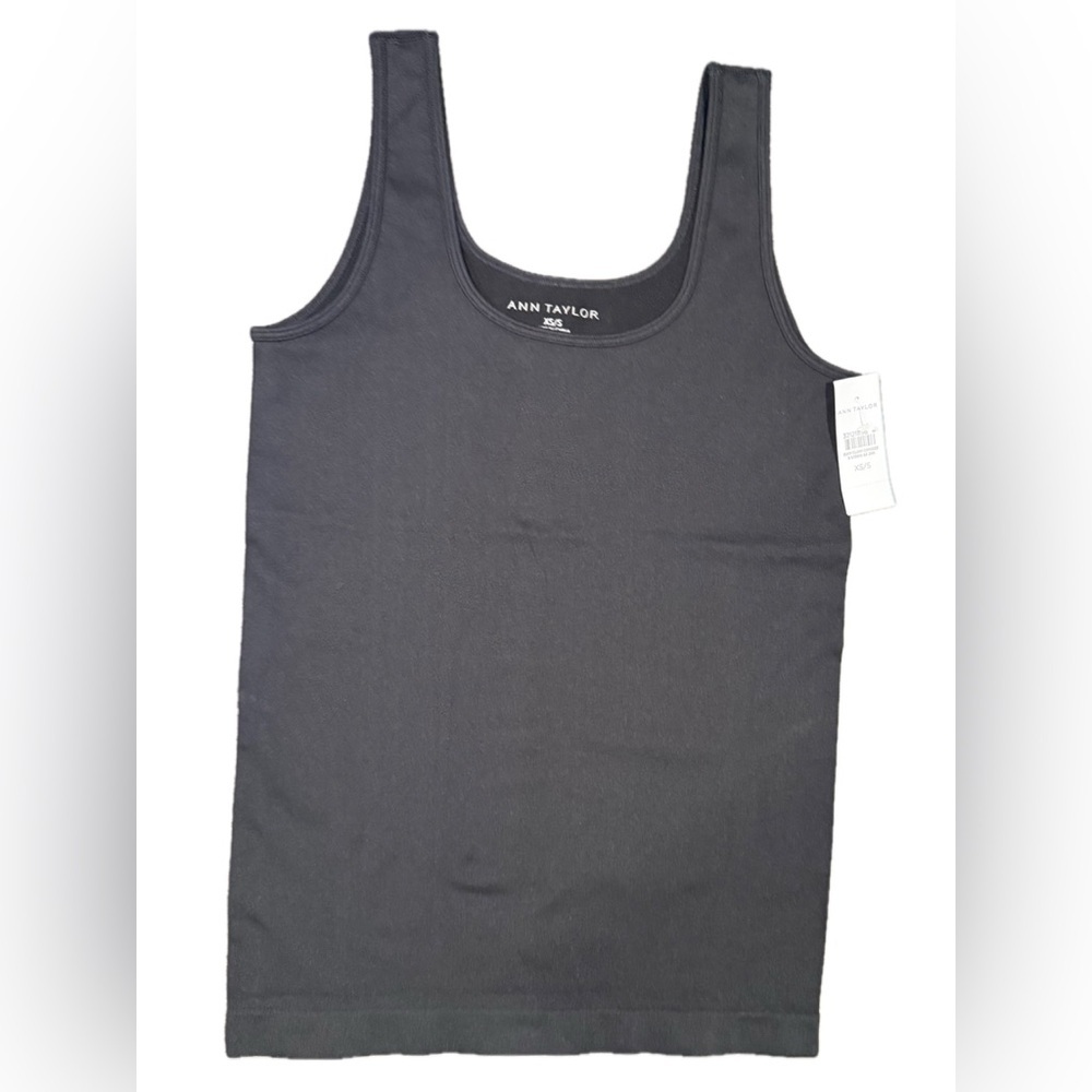 Ann Taylor Elegant Black Sleeveless Top